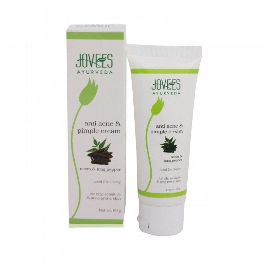 Jovees Neem & Long Pepper Anti Acne and Pimple Cream, 60g