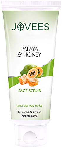 Jovees Facial Scrub, Papaya and Honey, 100 g