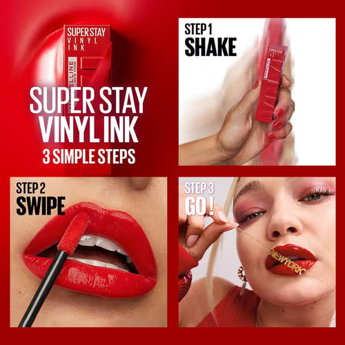 MAYBELLINE SUPERSTAY VINYL INK LIQUID LIPSTICK