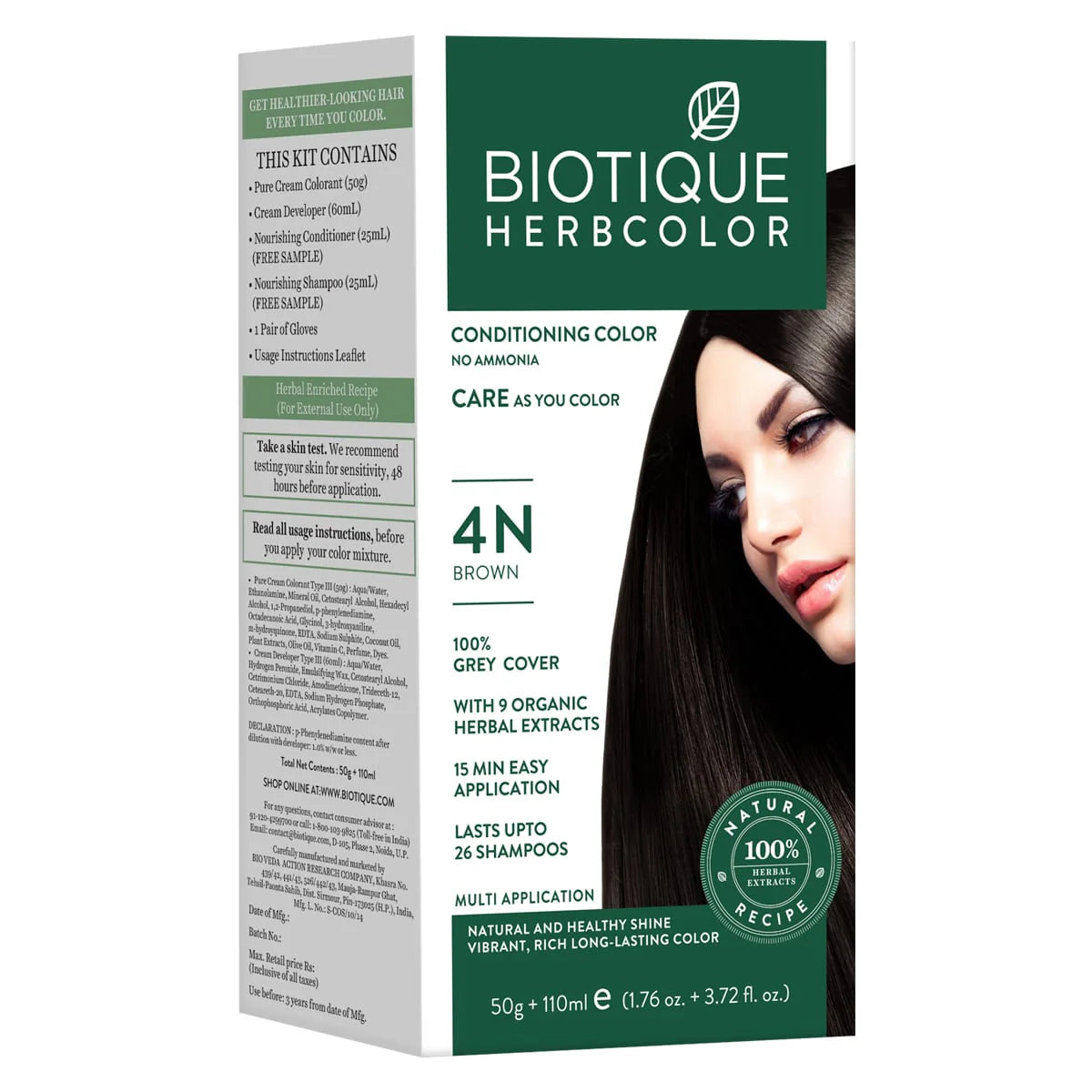 BIO HERBCOLOR 50GM+110ML