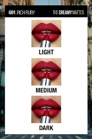 MAYBELLINE COLOR SENSATIONAL CREAMY MATTE LIPSTICK