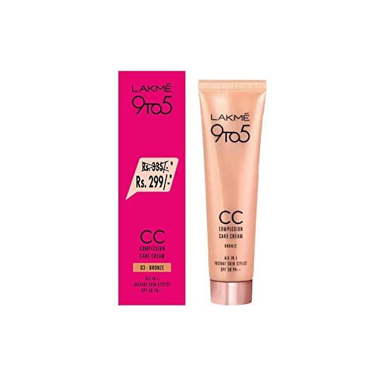 Lakme 9 to 5 CC Cream 03 Bronze 30g