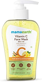 Mama Earth Vitamin C Face Wash with Vitamin C and Turmeric for Skin Illumination - 250ml