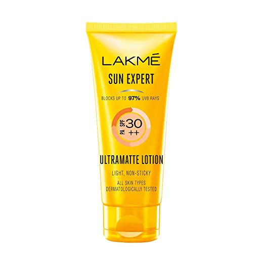 Lakme Sun Expert SPF 30 PA++ Ultra Matte Lotion Sunscreen, 100 ml