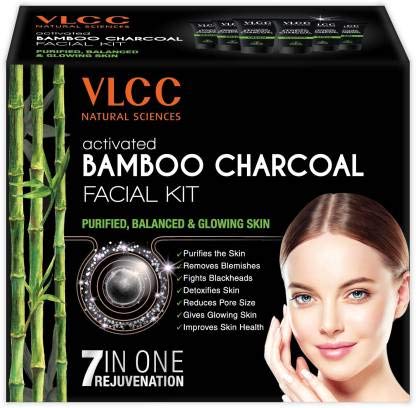 VLCC Activated Bamboo Charcoal Facial Kit, 60 g