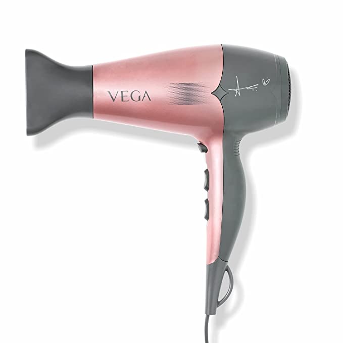 VEGA Go-Pro 2100 Hair Dryer With Cool Shot Button & 3 Heat Settings (Ananya Panday Signature Collection), VHDH-25