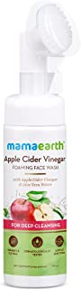 Mama Earth Apple Cider Vinegar Foaming Face Wash with Apple Cider Vinegar and Aloe Vera Water for Deep Cleansing - 150ml