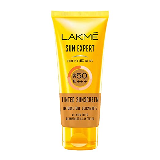 Lakme Sun Expert SPF 50 PA+++Ultra Matte Tinted Sunscreen, 100ml