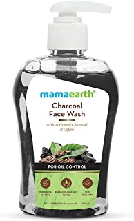 Mama Earth Charcoal Face Wash with Activated Charcoal and Coffee for Oil Control - 250ml