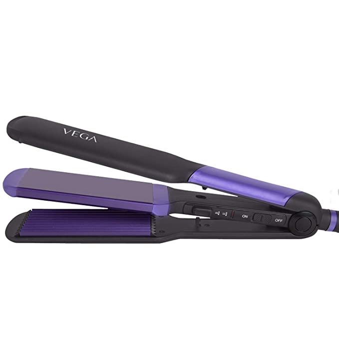 VEGA 2 In 1 Hair Styler - Straightener & Crimper With Ceramic Coated Plates