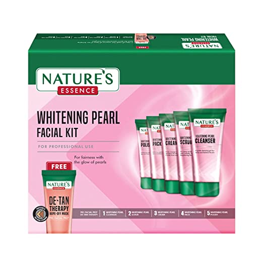 NATURE'S ESSENCE Whitening Pearl Facial Kit, 250g+50ml