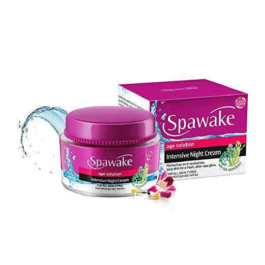 Spawake Anti Aging Face Cream, Age Solution Intensive Night Cream, 50g