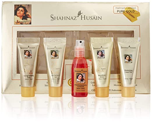 Shahnaz Husain Gold Facial Kit (Mini), 40g+15 ml