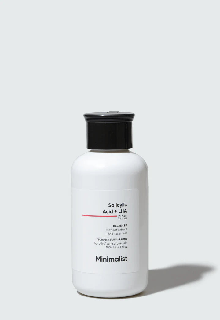 Minimalist Salicylic + LHA 02% Face Cleanser 100ml