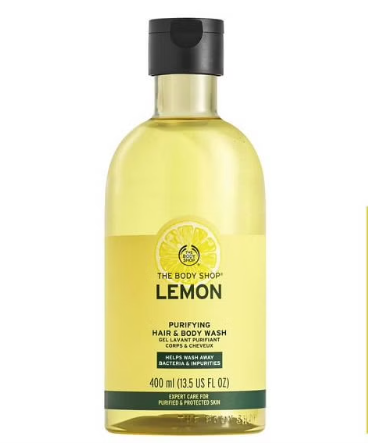 Body Shop Lemon Purifying Hair & Body Wash 400ml