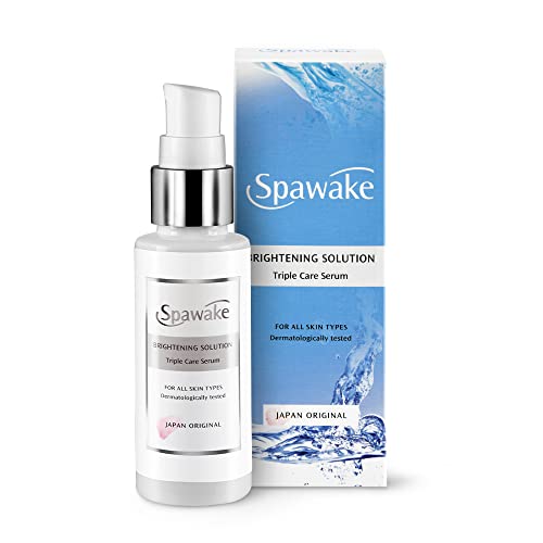 Spawake Brightening Face Serum for glowing skin with Vitamin C, B3, E, for all skin types, 50ml