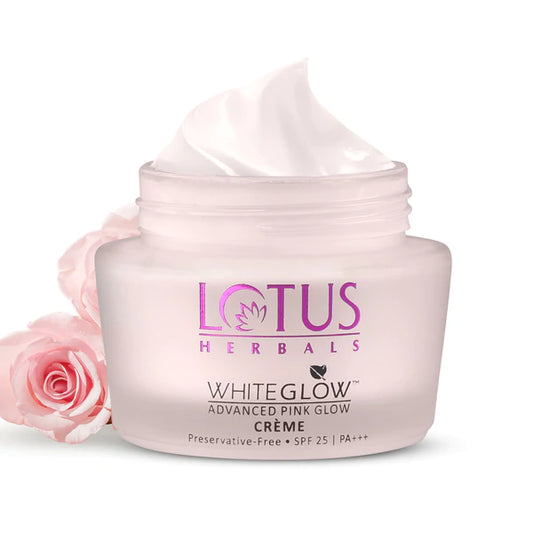 Lotus Herbals WhiteGlow Advanced Pink Glow Brightening Cream SPF 25 50g