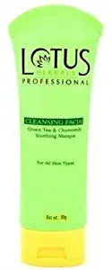 Lotus Professional Cleansing Facial Green Tea and Chamomile Soothing Masque, 60 g