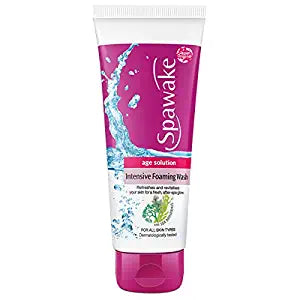 Spawake Anti Aging Face Wash, Age Solution Intensive Foaming Wash, 50g