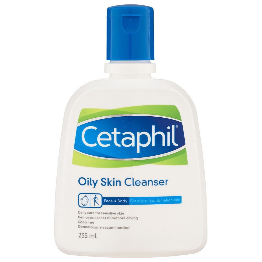 Cetaphil Oily Skin Cleanser , Daily Face Wash for Oily, Acne prone Skin 125ml