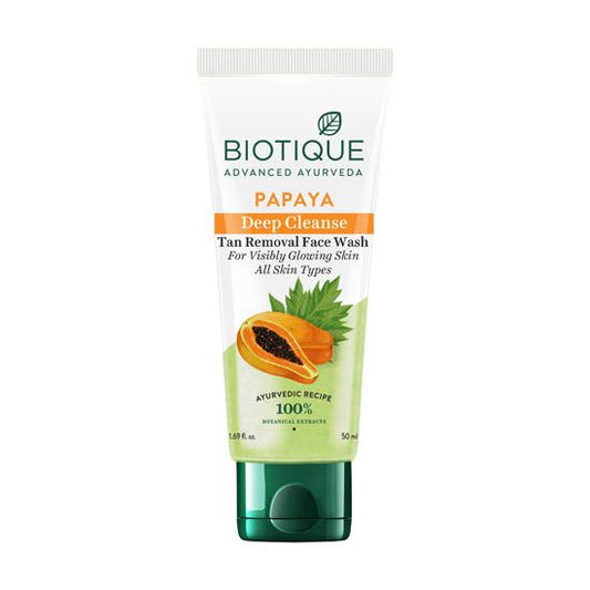 BIOTIQUE PAPAYA DEEP CLEANSE FACE WASH