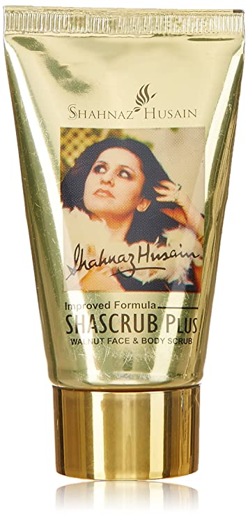 Shahnaz Husain Herbal Shascrub Plus Walnut Face and Body Scrub, 25g