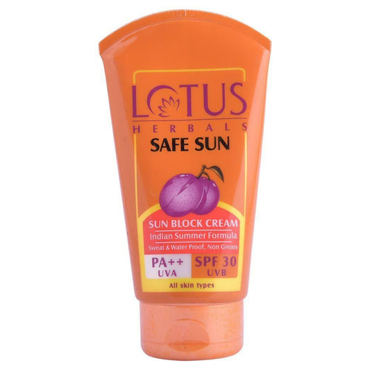 Lotus Herbals Safe Sun Sun Block Cream SPF 30 100g